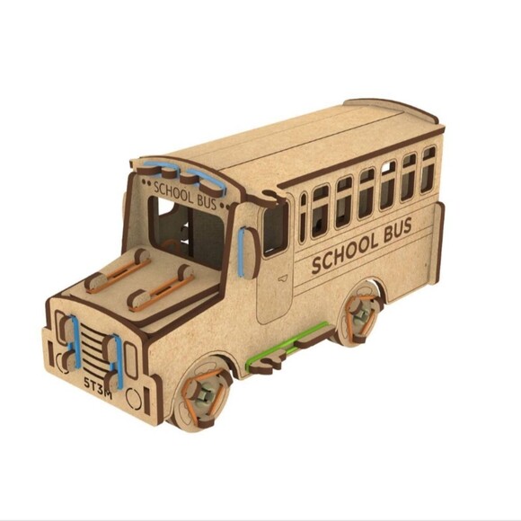 Smartivity Stem Wheels DIY Campus Surfer Bus Engineering Craft - Picture 2 of 10